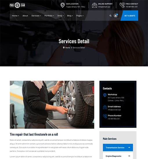 Service Detail